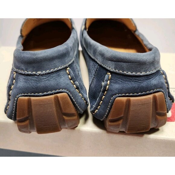 1901 Nordstrom Suede Driving Mocs Loafers MStorino Horse Bit Shoes Men’s 8.5 M - Picture 8 of 15